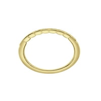 Keepsake Carat T.W. טבעת יום השנה ליהלום בזהב צהוב 18 קראט מעל כסף סטרלינג