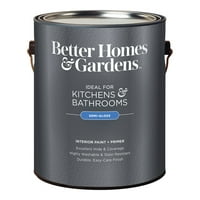 Better Homes and Gardens Painior Painior ו- Primer, סגול סגול קרח, גלון, חצי מבריק