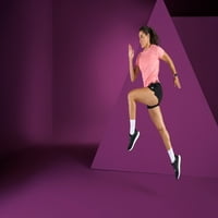 ריבוק נשים לחדש צרפתית טרי אתלטי מכנסיים קצרים עם צד כיס