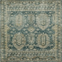 קרסטן שטיחים קרמר כחול 6' 7 9' 6 אזור שטיח