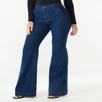 סופיה ג 'ינס נשים של התלקחות מכנסיים לגובה ג' ינס, 30.5 תפר
