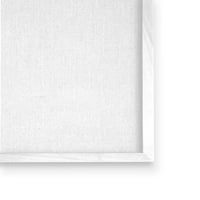 תעשיות סטופל כללי אמבטיה רשימת פרחים מפוספסת אמנות גרפית אומנות לבנה ממוסגרת אמנות הדפס קיר, עיצוב מאת