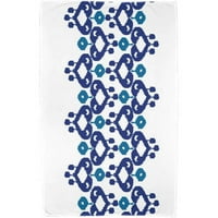 פשוט דייזי 30 60 Boho Chic Chic Geometric Drint מגבת חוף