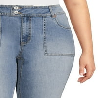אין גבולות ג 'וניורס בתוספת גודל עלייה נמוכה התלקחות ג' ינס עם הכרטיסייה המורחבת