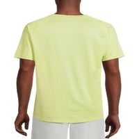 חולצת טריקו פסים א-סימטרית של גברים ראסל וגברים גדולים, עד גודל 5XL