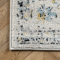 שטיח אזור פרסי וינטג 'של נולום פייזלי ורונה, 10' 13', אפור