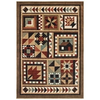 Avalon Home Wynter Primative Homestead Rug או Runner, גדלים מרובים