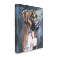 תעשיות סטופל מתאגרף מקסים כלב חיות מחמד אפל דיוקן דיוקן קיר קיר קיר, 40, עיצוב מאת ג'ורג 'דיאצ'נקו