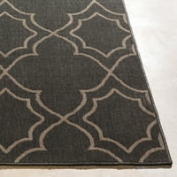 שטיח אורגים אומנותיים של אלפרסקו טרליס, גמל שחור, 8'10 כיכר