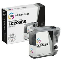 סט LC LC תואם סט של Hycartridges: LC203BK שחור, LC203C CYAN, LC Magenta ו- LC203Y צהוב עבור MFC-J460DW,