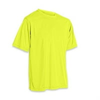 חולצת טריקו של ביצועי נוער ויזארי, צהוב ניאון, קטן
