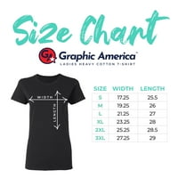 America America Graphic's Valentine חג האהבה ורוד אהבה קולקציית חולצת טריקו גרפית לנשים
