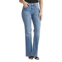 חברת ג ' ינס כסף. נשים של אייברי עלייה גבוהה מכנסיים רגל ג ' ינס, מותניים גדלים 24-36