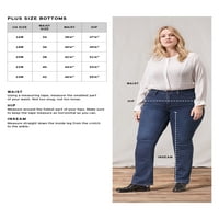 הנשים של לוי פלוס גודל עיצוב ג'ינס קפרי