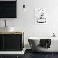 תעשיות סטופל פיל פיל אמבטיה טקסט טקסט של אמבט חיה סקיצה קיר קיר עיצוב אמנות מאת רייצ'ל ניימן, 24 30