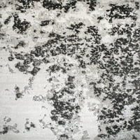 שטיח אזור מופשט של Nuloom Alina, 5 '8', אפור