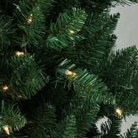 6.5 'עץ חג המולד המלאכותי של מונטנה אורן בינונית טרום מואר - אורות ברורים