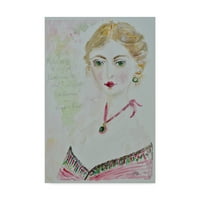 סימן מסחרי אמנות 'טוב לב' אשה 'אמנות קנבס מאת ג'יין הינצ'ליף