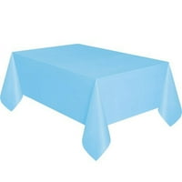 כיסוי שולחן כחול אבקת פלסטיק, 108 54