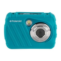 Polaroid is048-Teal 16. Megapixel אטום למים שיתוף מיידי שיתוף דיגיטל מצלמה