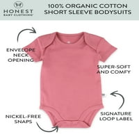 כנה תינוק בגדי תינוק ילד או ילדה מין ניטראלי אורגני כותנה קצר שרוול בגד גוף