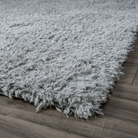 שטיח אזור מעבר שטיח רץ מקורה מכסף מוצק סמיך קל לניקוי