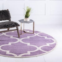 נול ייחודי אוסטין טרליס שטיח או רץ גיאומטרי מודרני