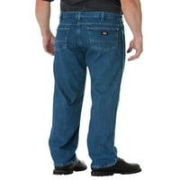 Dickies Mens ו- Big Mens רגיל ישר מתאים לג'ינס 5-כיס ג'ינס