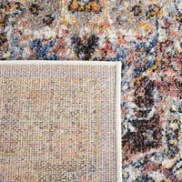 שטיח שטח מסורתי של אסטוריה דרווין, חלודה כחולה שנהב, 4 '6'