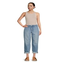 TIME ו- TRU ג'ינס חבית נשים, מידות 2-18