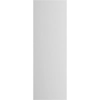 Ekena Millwork 1 2 W 83 H True Fit PVC, ארבעה תריסי לוח ממוסגרים של לוח-N-Batten, לבן