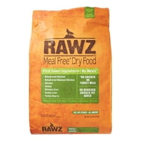 RAWZ Natural Grain Chicken & הודו מזון לכלבים יבשים, LB